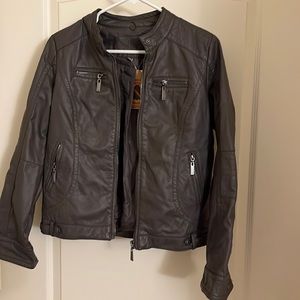 Vegan “leather” jacket; brand new with tags